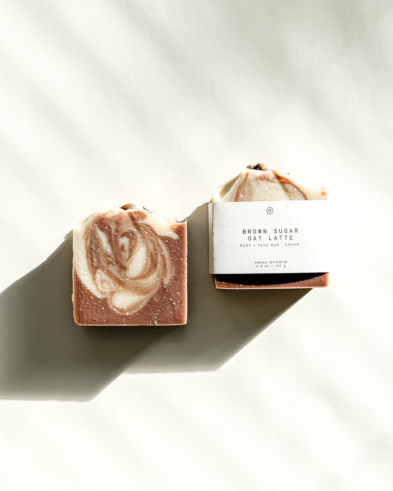 Brown Sugar Oat Latte Body + Face Bar
