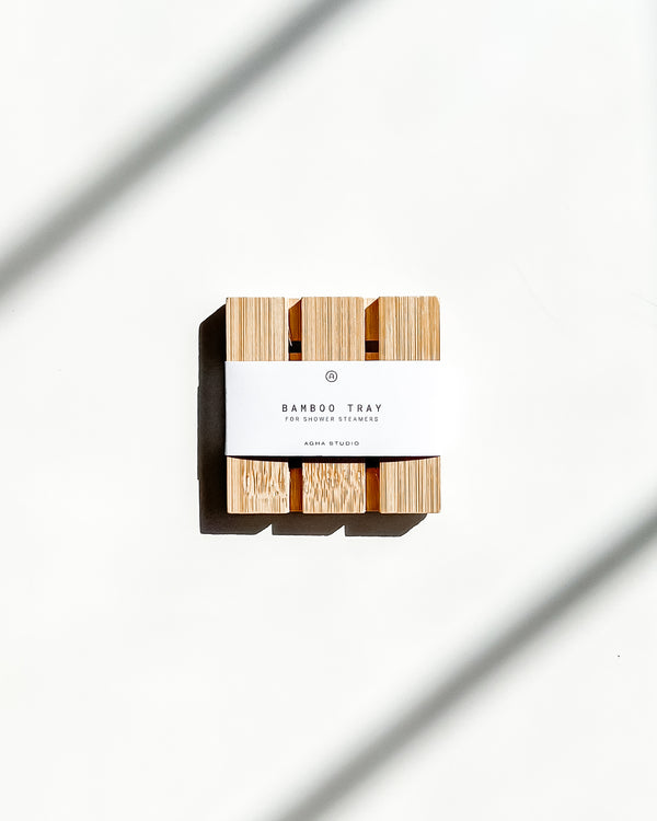Bamboo Shower Steamer Tray
