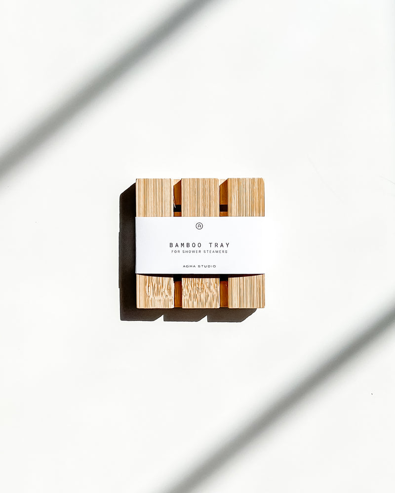 Bamboo Shower Steamer Tray
