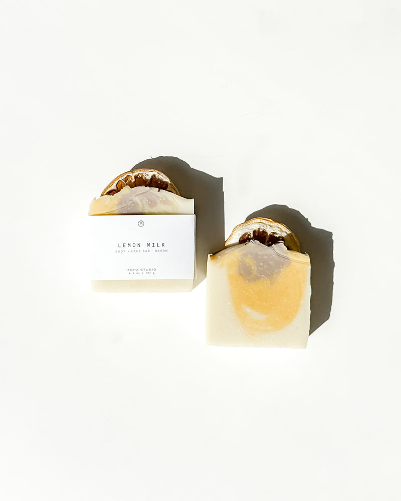 Lemon Milk Body + Face Bar
