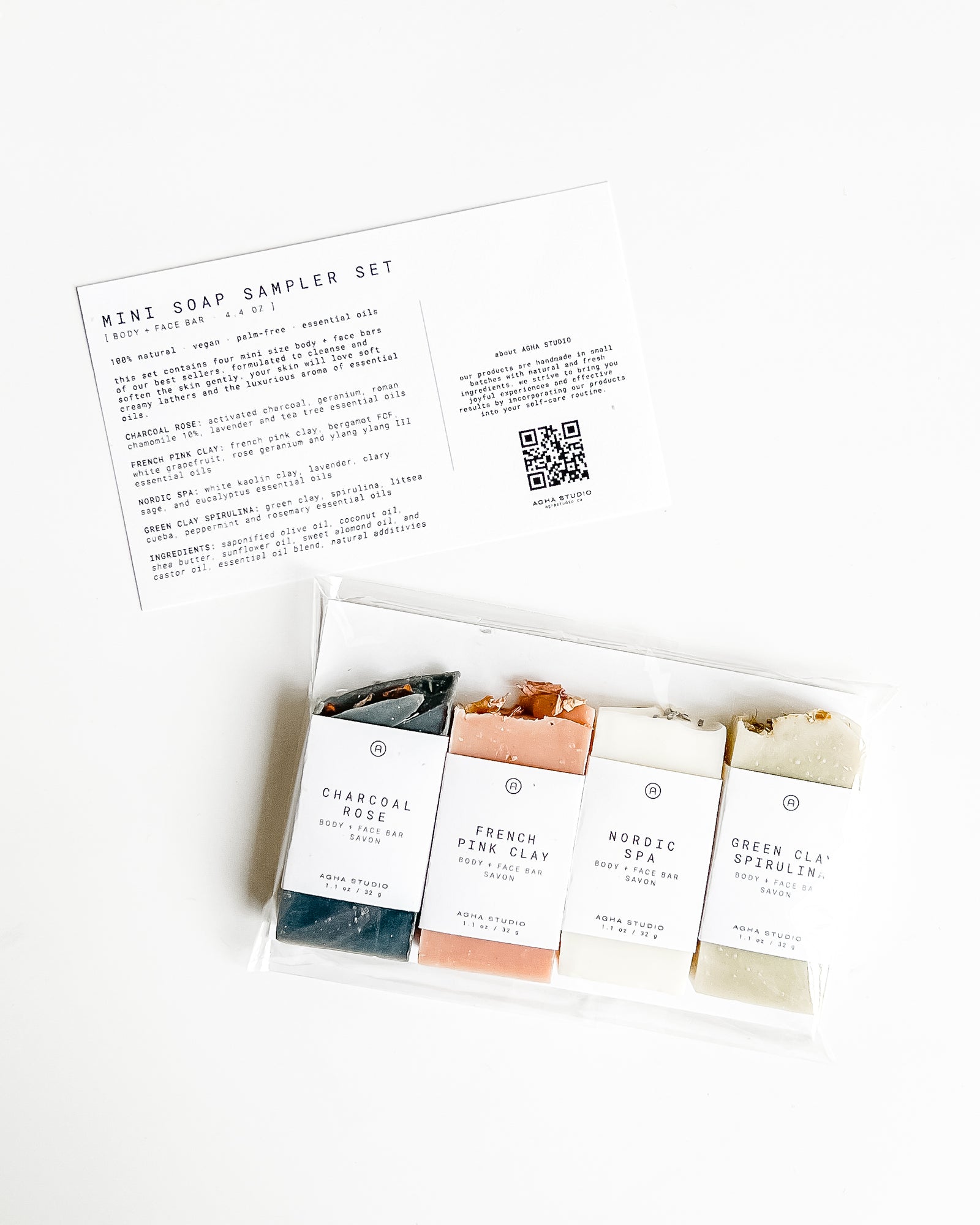 Soap Sampler Set | Mini Natural Face & Body Soaps – Agha Studio